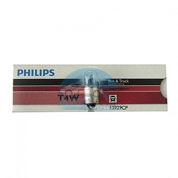 Автолампа PHILIPS T4w 24V 4W BA9s (13929) Автолампа PHILIPS T4w 24V 4W BA9s (13929)