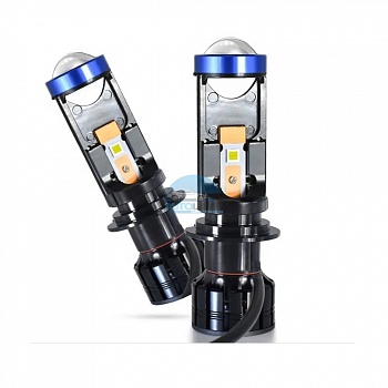 Комплект светодиодных линз GT P5 12-24v (Bi-Led) под H7 mini